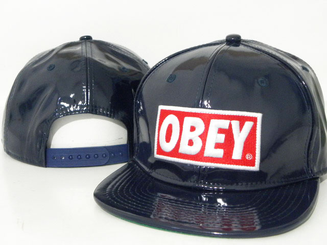 OBEY Snapback leather Hat DD09